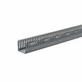 HellermannTyton 184-22001 High Density Slotted Wall Wiring Duct, 2" X 2", Adhesive, PVC, Gray, 30ft/Box