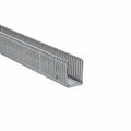 HellermannTyton 184-23004 High Density Slotted Wall Wiring Duct, 2" X 3", Non-Adhesive, PVC, Gray, 120ft/Carton