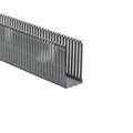 HellermannTyton 184-24004 High Density Slotted Wall Wiring Duct, 2" X 4", Non-Adhesive, PVC, Gray, 120ft/Carton