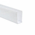 HellermannTyton 184-24007 High Density Slotted Wall Wiring Duct, 2" X 4", Non-Adhesive, PVC, White, 120ft/Carton