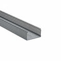 HellermannTyton 184-42000 High Density Slotted Wall Wiring Duct, 4" X 2", Non-Adhesive, PVC, Gray, 30ft/Box