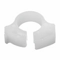 HellermannTyton SNP110M4 Snapper Hose Clamp, .24"–.26" Bundle Diameter, POM, White, 1000/pkg