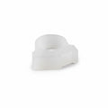 HellermannTyton SNP1.2510C2 Snapper Hose Clamp, .28"–.30" Bundle Diameter, POM, White, 100/pkg