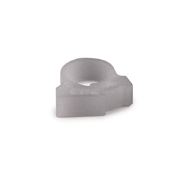 HellermannTyton SNP1.2510C2 Snapper Hose Clamp, .28"–.30" Bundle Diameter, POM, White, 100/pkg