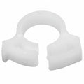 HellermannTyton SNP1.510C2 Snapper Hose Clamp, .31"–.35" Bundle Diameter, POM, White, 100/pkg