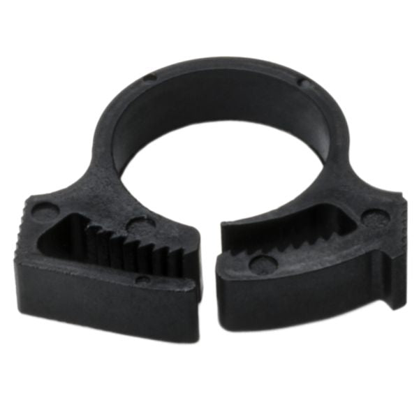 HellermannTyton SNP10GHS0M4 Snapper Hose Clamp, .57"–.65" Bundle Diameter, PA66GF13, Black, 1000/pkg