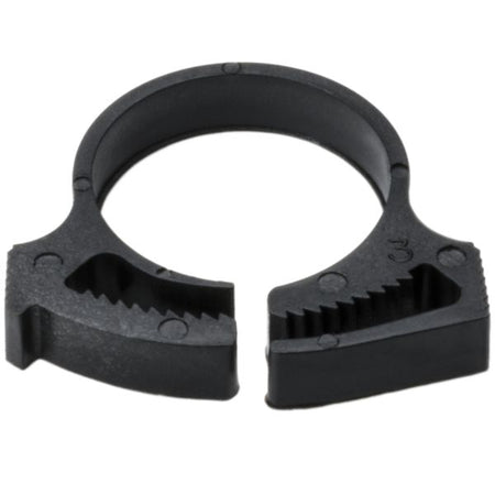 HellermannTyton SNP16GHS0M4 Snapper Hose Clamp, .75"–.85" Bundle Diameter, PA66GF13, Black, 1000/pkg