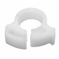 HellermannTyton SNP210C2  Snapper Hose Clamp, .35"–.40" Bundle Diameter, POM, White, 100/pkg