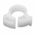 HellermannTyton SNP210M4 Snapper Hose Clamp, .35"–.40" Bundle Diameter, POM, White, 1000/pkg