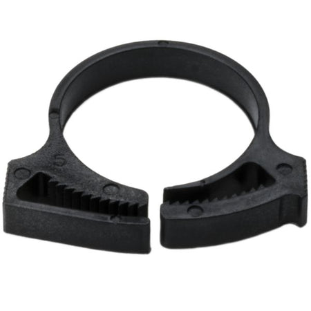 HellermannTyton SNP22GHS0M4 Snapper Hose Clamp, .93"–1.08" Bundle Diameter, PA66GF13, Black, 1000/pkg