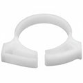HellermannTyton SNP2210C2 Snapper Hose Clamp, .92"–1.05" Bundle Diameter, POM, White, 100/pkg