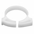 HellermannTyton SNP2810C2 Snapper Hose Clamp, 1.11"–1.27" Bundle Diameter, POM, White, 100/pkg