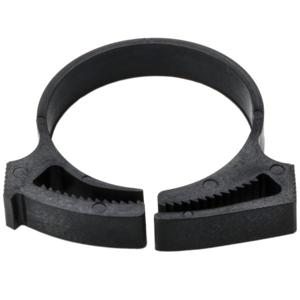 HellermannTyton SNP28GHS0H4 Snapper Hose Clamp, 1.12"–1.29" Bundle Diameter, PA66GF13, Black, 500/pkg