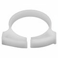 HellermannTyton SNP3210K2 Snapper Hose Clamp, 1.21"–1.38" Bundle Diameter, POM, White, 50/pkg