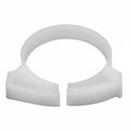 HellermannTyton SNP3210H4 Snapper Hose Clamp, 1.21"–1.38" Bundle Diameter, POM, White, 500/pkg