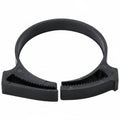 HellermannTyton SNP36GHS0H4 Snapper Hose Clamp, 1.49"–1.73" Bundle Diameter, PA66GF13, Black, 500/pkg