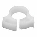 HellermannTyton SNP410C2 Snapper Hose Clamp, .38"–.42" Bundle Diameter, POM, White, 100/pkg