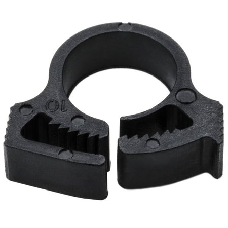 HellermannTyton SNP4GHS0M4 Snapper Hose Clamp, .41"–.46" Bundle Diameter, PA66GF13, Black, 1000/pkg