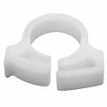 HellermannTyton SNP610C2 Snapper Hose Clamp, .45"–.51" Bundle Diameter, POM, White, 100/pkg