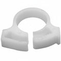 HellermannTyton SNP810C2 Snapper Hose Clamp, .51"–.59" Bundle Diameter, POM, White, 100/pkg