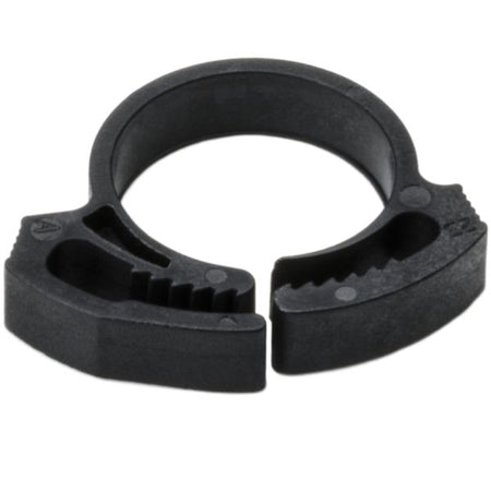 HellermannTyton SNP12AGHS0C2 Snapper Hose Clamp, .62"–.72" Bundle Diameter, PA66GF13, Black, 100/pkg