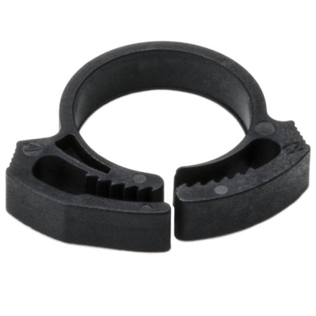 HellermannTyton SNP12AGHS0M4 Snapper Hose Clamp, .62"–.72" Bundle Diameter, PA66GF13, Black, 1000/pkg
