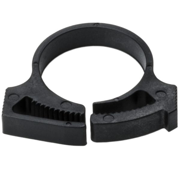 HellermannTyton SNP18AGHS0M4 Snapper Hose Clamp, .78"–.93" Bundle Diameter, PA66GF13, Black, 1000/pkg