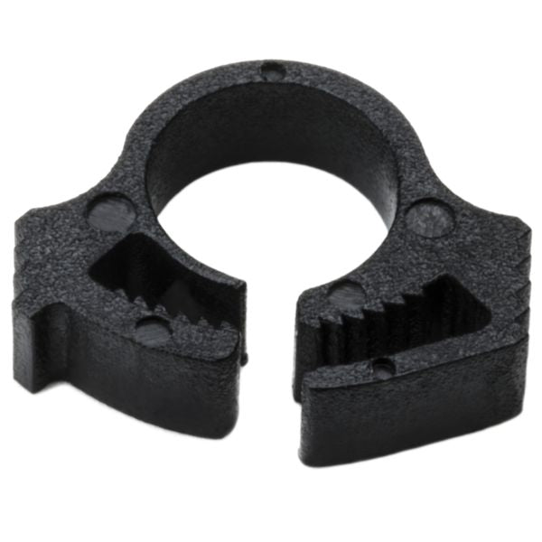 HellermannTyton SNP1GHS0C2 Snapper Hose Clamp, .24"–.26" Bundle Diameter, PA66GF13, Black, 100/pkg