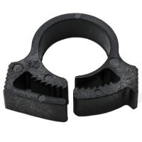 HellermannTyton SNP6GHS0C2 Snapper Hose Clamp, .46"–.52" Bundle Diameter, PA66GF13, Black, 100/pkg