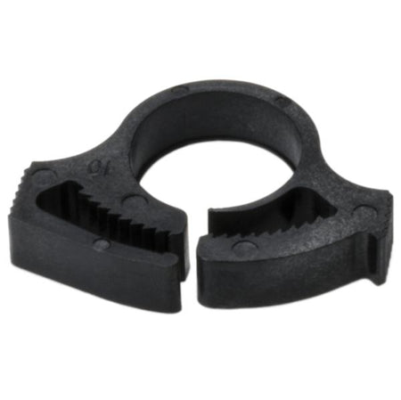 HellermannTyton SNP7GHS0C2 Snapper Hose Clamp, .46"–.55" Bundle Diameter, PA66GF13, Black, 100/pkg