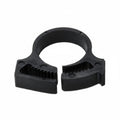 HellermannTyton SNP10GHS0C2 Snapper Hose Clamp, .57"–.65" Bundle Diameter, PA66GF13, Black, 100/pkg