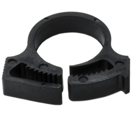 HellermannTyton SNP10GHS0C2 Snapper Hose Clamp, .57"–.65" Bundle Diameter, PA66GF13, Black, 100/pkg