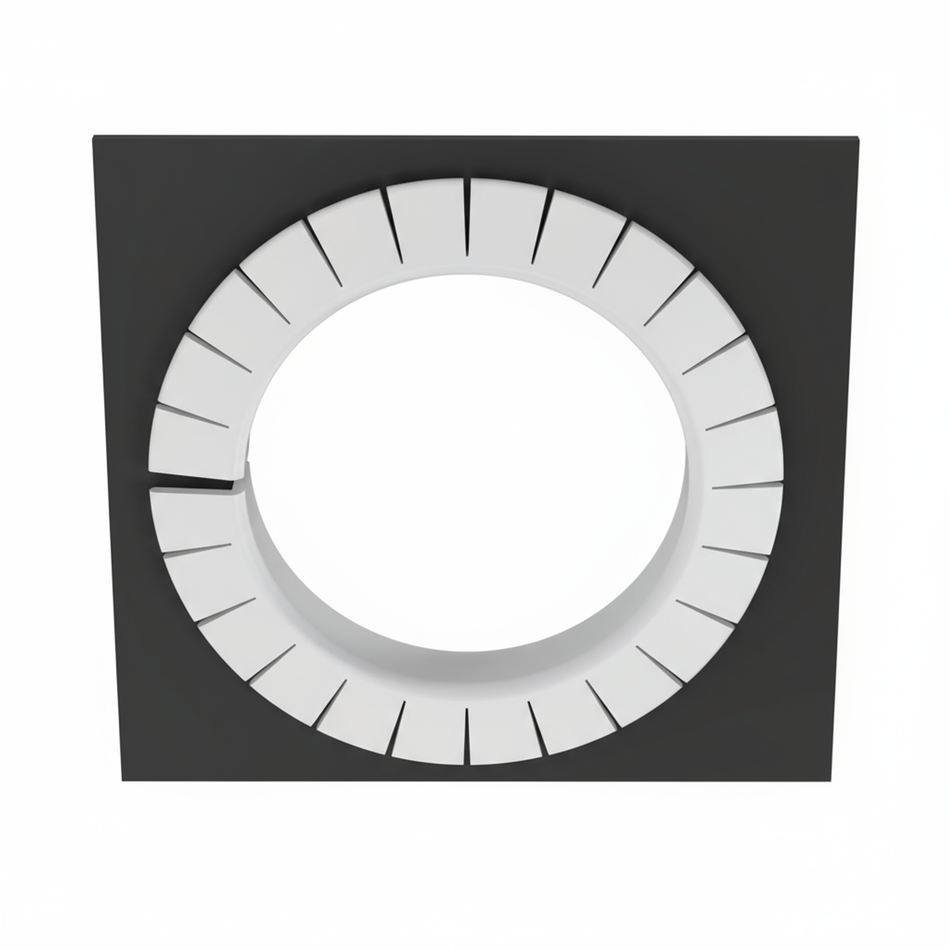 GEE144F-C Slotted Grommet, Natural, PE, 0.144" Max Panel, 100' L, PK1