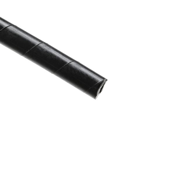 HellermannTyton 1NFP0C Spiralwrap Protective Sheathing, .13" Diameter, PE, Black, 100 ft/roll