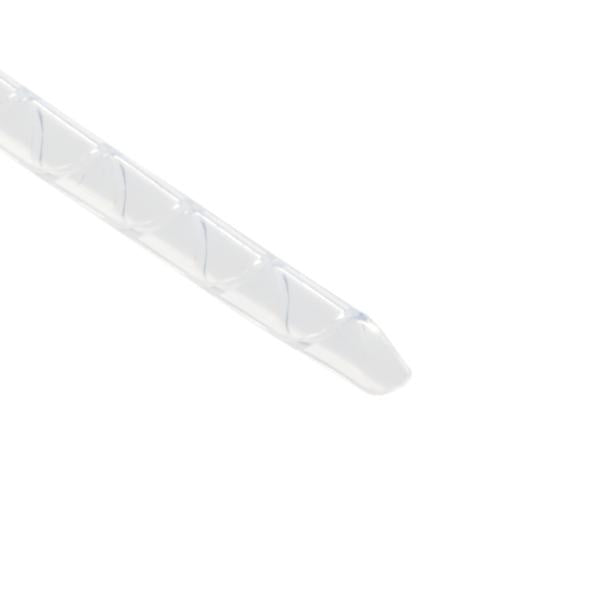 HellermannTyton 1P9C Spiralwrap Protective Sheathing, .13" Diameter, PTFE, Natural, 100 ft/roll