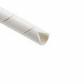 HellermannTyton 2.5FRP9C Spiralwrap Protective Sheathing, .38" Diameter, PE-FR, Natural, 100 ft/roll