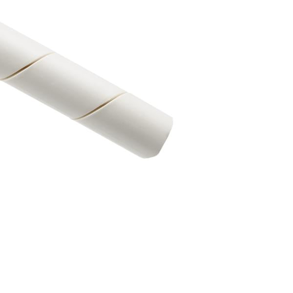 HellermannTyton 2.5FRP9C Spiralwrap Protective Sheathing, .38" Diameter, PE-FR, Natural, 100 ft/roll