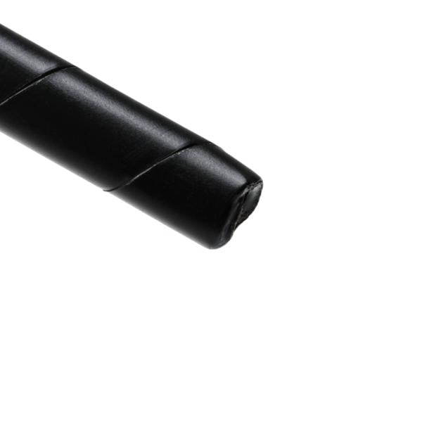 HellermannTyton 2.5NFP0C Spiralwrap Protective Sheathing, .38" Diameter, PE, Black, 100 ft/roll