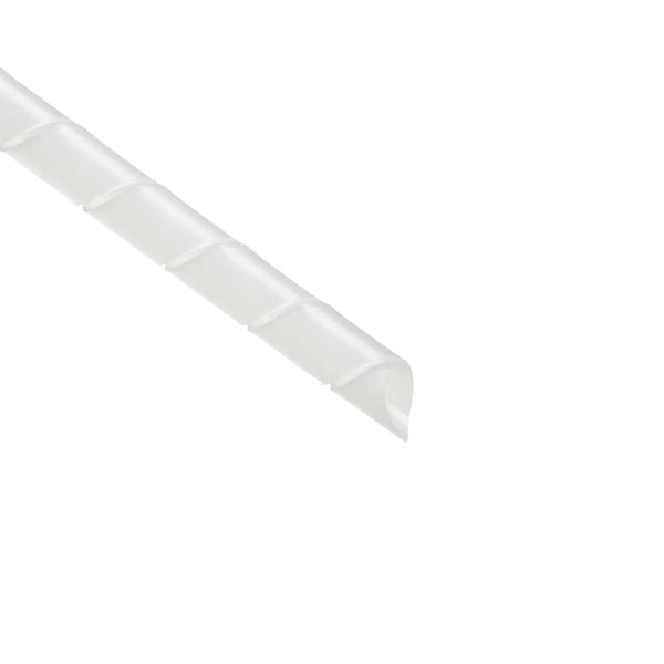 HellermannTyton 2.5P9C Spiralwrap Protective Sheathing, .38" Diameter, PTFE, Natural, 100 ft/roll
