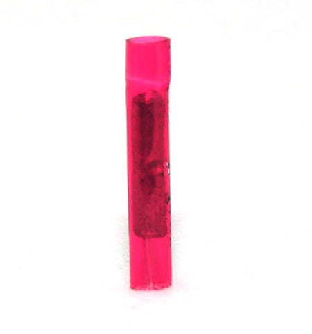 22-18 AWG Red Nylon Insulated Butted Seam Straight Butt Connectors 100/bag