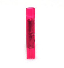 22-18 AWG Red Nylon Insulated Butted Seam Straight Butt Connectors 100/bag