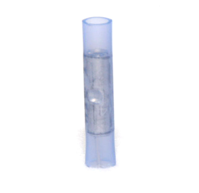 16-14 AWG Blue Nylon Insulated Butted Seam Straight Butt Connectors, 1000/bag