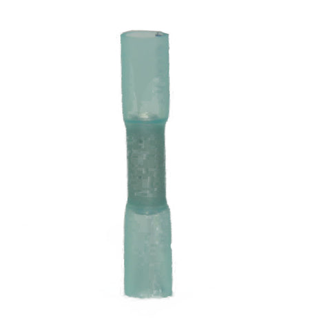 16-14 AWG Blue Polyolefin Insulated Heat Shrink Butt Connectors, 100/bag