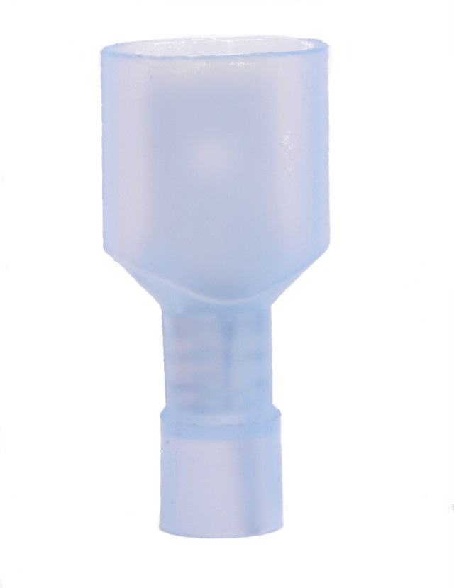 16-14 AWG Fully Insulated Nylon - Oval Jacket .250 Male Quick Disconnect 100/Bag