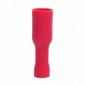 22-18 AWG Red Vinyl Insulated Fully Insulated Style C Bullet Connectors, 100/bag