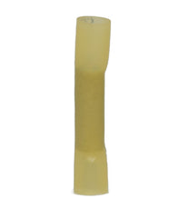 12-10 AWG Yellow Polyolefin Insulated Heat Shrink Butt Connectors, 100/bag