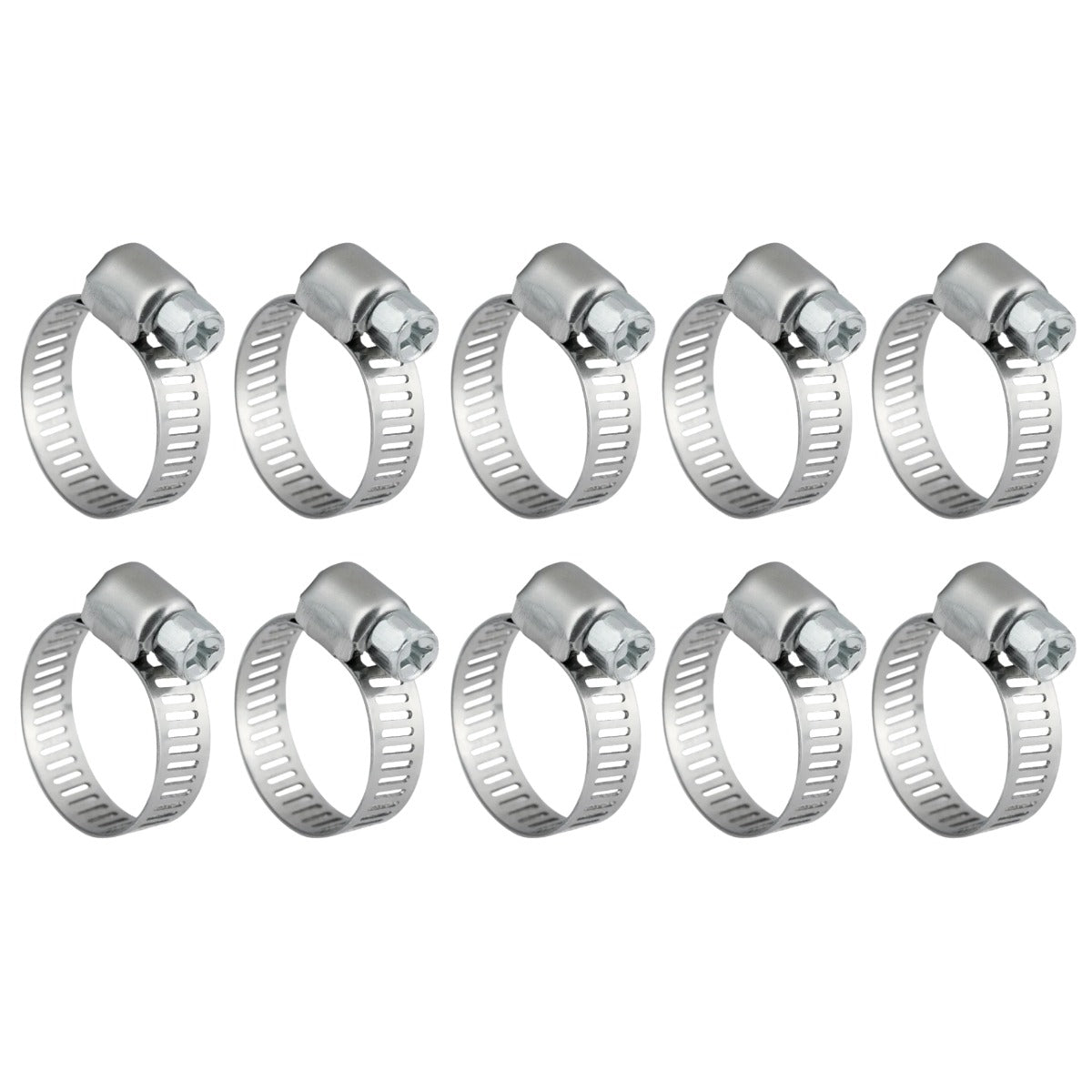 #4MP Stainless Steel Hose Clamp w/ Zinc Plated Screw 10/box