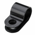 HellermannTyton 211-60003 P-Clamp, 0.39" Wide, 0.31'' Max Bundle Dia, 0.17'' Mounting Hole Dia, PA66HS, Black, 100/pkg