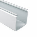 HellermannTyton 181-00453 Solid Wall Wiring Duct, .5" X .5", Non-Adhesive, PVC, White, 120ft/Carton
