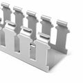 HellermannTyton 181-44027 Slotted Wall Wiring Duct, 4" X 4", Non-Adhesive, PVC, Gray, 120ft/Carton 